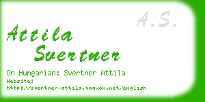 attila svertner business card